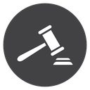 Law Black Filled icon