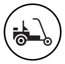 Lawn mower icon