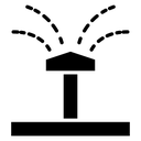 Lawn sprinkler icon