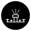 Lawn sprinkler icon