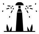 Lawn sprinkler icon