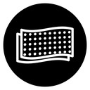 Layer of fabric icon