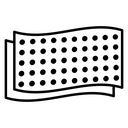 Layer of fabric icon