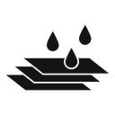 Layers soft fabric icon