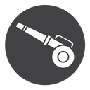 Leaf blower Black Filled icon