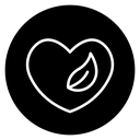 Leaf heart 2 icon