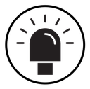 Led light bulb icon