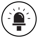 Led light bulb Black Filled icon