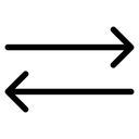Left right direction icon