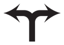 Left right direction icon