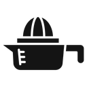 Lemon squeezer Black Filled icon