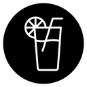 Lemonade Black Filled icon