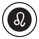 Leo zodiac sign icon