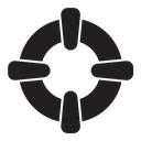 Life buoy icon