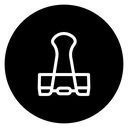 Life Jacket Black Filled icon