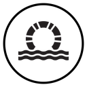 Lifebuoy ring icon