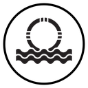 Lifebuoy ring icon