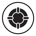 Lifebuoy ring icon