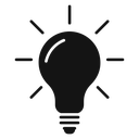 Light bulb 3 icon
