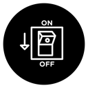 Light switch off 2 icon