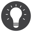 Lightbulb Bright Rays icon