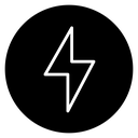 Lightning bolt icon