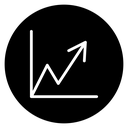 Line chart icon