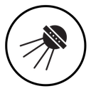 Linear sputnik icon