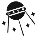 Linear sputnik icon