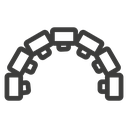 Lingual braces icon