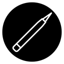 Lip pencil icon