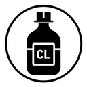 Liquid Chlorine chemical icon