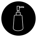 Liquid soap bottle icon