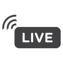 Live news report icon