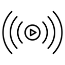 Live Streaming Play Waves icon