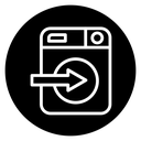 Loading laundry icon