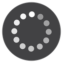 Loading Black Filled icon