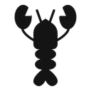 Lobster animal icon