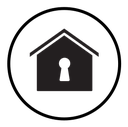 Lock home icon