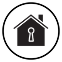 Lock home icon