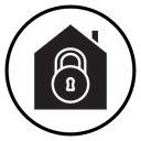 Lock home icon