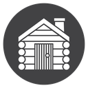 Log Cabin House icon