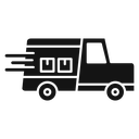 Logistics management icon