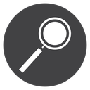 Loupe Black Filled icon