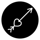 Love arrow icon