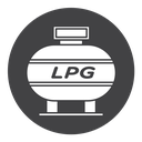 LPG Black Filled icon
