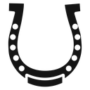 Lucky horseshoe icon
