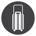 Luggage Black Filled icon
