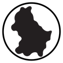 Luxembourg country map icon