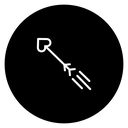 Magic Wand Sparkle Black Filled icon